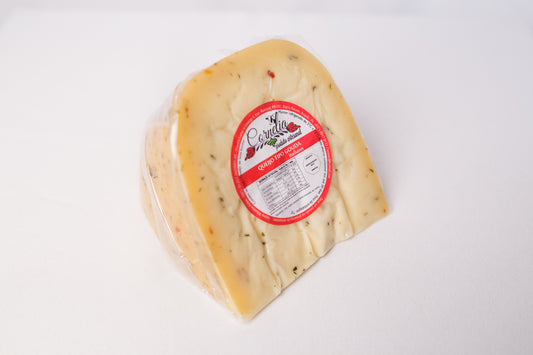 Queijo Gouda com Especiarias Italianas